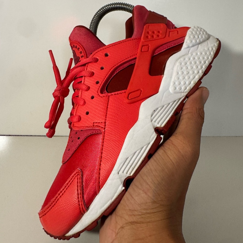 Nike Kids Red/White Huarache-Style Sneakers